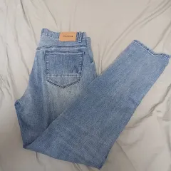 春 秋に快適に着る buckaroo ストレッチ デニム パンツ (ストレート フィット)