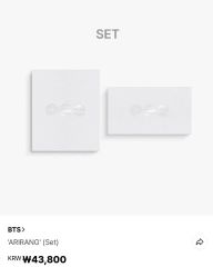 新品未開封】BTS ARIRANG アリラン 3形態 3セット 9枚 - メルカリ