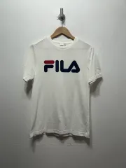 FILA フィラ 白 ロゴ 半袖 Tシャツ