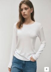 boutique310 × SLOANE 佐藤佳菜子淑女のロンT ピュアホワイト - メルカリ