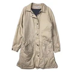 ASOS ベージュ ボタン KARA（カラ） ヴィンテージ ロング コート 10のサムネイル