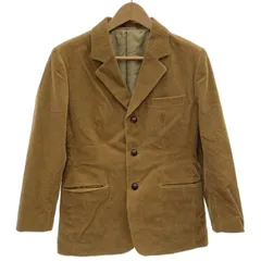 【中古】　J.PRESS　テーラードジャケット　コーデュロイジャケット　シングルボタン　無地　細畝　古着　/0143