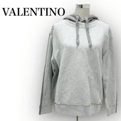 Valentino(ヴァレンチノ) パーカー コットン グレー メンズ M【中古】のサムネイル