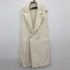 ZARA　ダブルボタンベスト　アイボリー