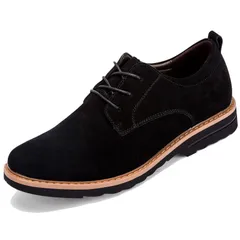 スエードシューズ メンズ キャンバスシューズ カジュアルシューズ 靴 レースアップ ビジネスカジュアル 紳士靴 本革 革靴