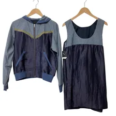 未使用/ANNA SUI/アナスイ/アンサンブル/パーカー/ノースリーブ/USA製/サイズ2/RS1089のサムネイル