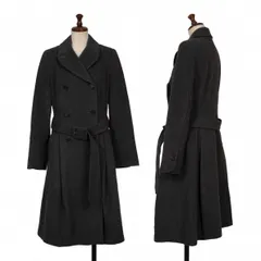 ポールスミス ブラックPaul Smith BLACK 裏マルチストライプウールカシミヤコート チャコールグレー40のサムネイル