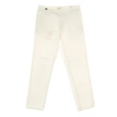 【中古】ジーティーアー G.T.A BYLON B LONG ストレッチ コットン カジュアルスラックスパンツ ホワイト【サイズ44】【メンズ】のサムネイル