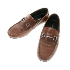 PRADA プラダ ドライビングシューズ レザーローファー ブラウン 71/2