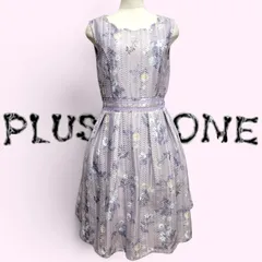 【axes femme】花柄 スカラップ ワンピース