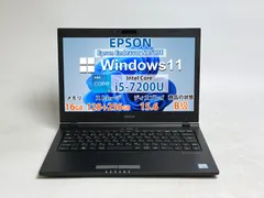 【良品】【7 日保証付き】Epson Endeavor NA513E/Intel Core i5-7200U/16GB /SSD128+256GB /Windows /Office付き N4528_001のサムネイル