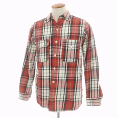 【中古】ウエアハウス ウェアハウス WAREHOUSE チェック ネルシャツ レッド系【サイズＭ】【メンズ】のサムネイル
