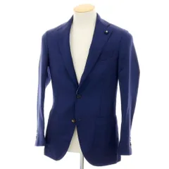 【中古】ラルディーニ LARDINI ウール テーラードジャケット ネイビー【サイズ42】【メンズ】のサムネイル