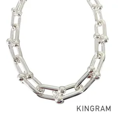 ティファニー TIFFANY&Co. ハードウェア グラジュエイテッド リンク Sv925 ネックレス sst【中古】