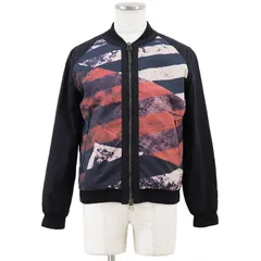 SALE【美品】TATRAS × ROBBERT GELLER タトラス × ロバートゲラー ブルゾン サイズ 02 メンズ グラフィック ナイロン100% リブ ジャケット アウター ブラック 黒 ポーランド製のサムネイル