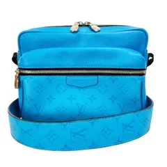 ルイヴィトン LOUIS VUITTON タイガラマ アウトドア メッセンジャー PM ショルダー バッグ M30429 青ブルー ブランド古着ベクトル 中古▲■260428