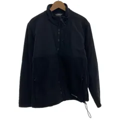 【中古】　Eddie Bauer　フリース　ジャケット　ハイネック　フルジップ　無地　ワンポイント　古着　/7106