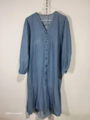 デニム ロング ONE PIECE