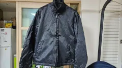 アルファインダストリーズ ブラック ジャケット