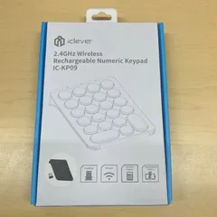 【新品 】iclever ワイヤレス テンキー IC-KP09 充電式 / USBレシーバー付きのサムネイル