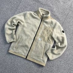 モンクレール MONCLER フリース ジップアップジャケット ロゴワッペン