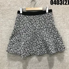 LIST ヒョウ柄 レオパード パータン フレア ミニ スカート m