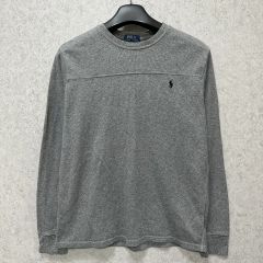 00s Ralph Lauren サーマル ロンt ツートン 刺繍ポニー XL - メルカリ