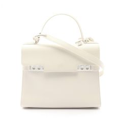 デルヴォー Delvaux ハンドバッグ タンペートMM 2WAY ホワイト レザー タンペートMM レディース Used A