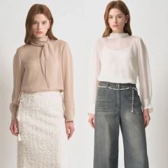Orchid Embroidered Collar Shirt - メルカリ