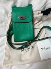 Mulberry ベイズウォーター サッチェル ショルダーバッグ 3室 緑 美品 