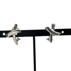 Tiffany シルバー クロスキスピアス - メルカリ