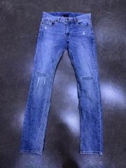 極美品 サンローラン 2016AW デストロイデニム エディ期 スキニー 