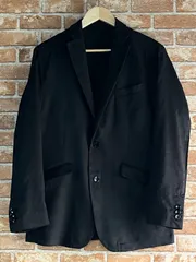 HIDE AWAYS   ハイダウェイ　コマスエード 2B  ジャケット　KOMASUEDE  4565-3533  ラペル　2.6万　現行　ブラック　黒　ニコル　完売のサムネイル
