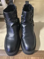 ZARA フラワー チェルシーブーツ 230