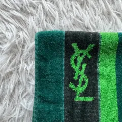 YVESSAINTLAURENT 日本 ヴィンテージ ハンカチ イヴ・サンローラン タオル タオル F