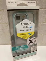 iPhone　15　Pro　TOUGH　SLIM　LITE　フレームカラー　シルキークリア ELE-91866【B】