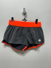 デサント レディース ランニング ハーフパンツ グレー/オレンジ 70のサムネイル