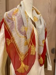 Christian Dior クリスチャンディオール 大判スカーフ シルク 美品 クリスチャンディオール 大判スカーフシルク100% D493 - メルカリ