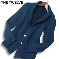 THE TWELVE ザ トゥエルブ 通年 スウェット★ スリム 2B テーラード ジャケット Sz.48 メンズのサムネイル