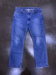 リーバイス 514 ストレートフィット インディゴ ウォッシュ ブルー デニムパンツ 34