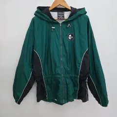 XL 80's アディダス オールドスクール グリーン ウィンドブレーカー