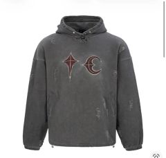 正規品 thugclub サグクラブ ソードロゴ ファーフーディ - メルカリ