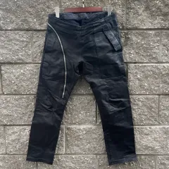 50 16s RICK OWENS リックオウエンス Aircut Leather パンツのサムネイル