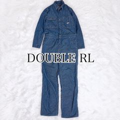 未使用 ダブルアールエル 23ss ギャバ ウール ブルー オールインワン