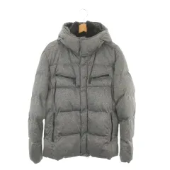 アズールバイマウジー AZUL by moussy 中綿ジャケット 上着 L グレー フード付き 長袖 ジップポケット /MN18 ■ECA004のサムネイル
