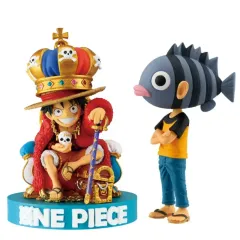 (未開封) ONE PIECE ベースショップ 限定 ワールドコレクタブル (モンキー・D・ルフィ(ルフィ) + オダ)