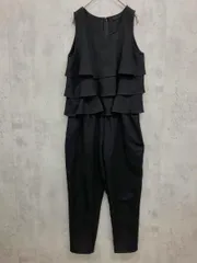 apart by lowrys アパートバイローリーズ フリル オールインワン sizeM/黒 ■■ レディース