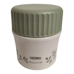 サーモス Afternoon Tea フラワーアート保温スープジャー 300ml HS99 ホワイト THERMOS アフタヌーンティー 真空断熱 【MY323】