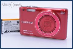 富士フィルム FUJIFILM FinePix JX420 レッド - メルカリ