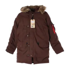 (新品) アルファインダストリーズ ファー フード ミリタリー ショート ダウンのサムネイル